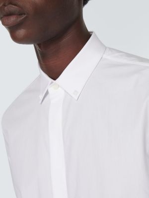 Βαμβακερό πουκάμισο Valentino λευκό