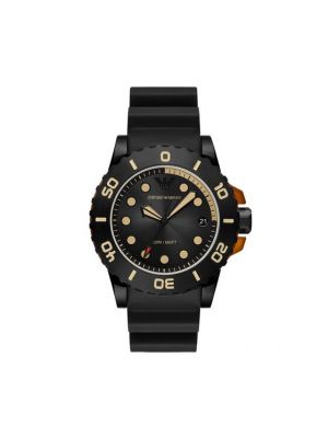 Armbanduhr Emporio Armani schwarz