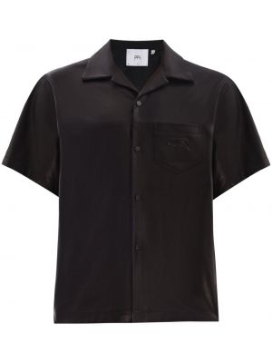 Δερμάτινο πουκάμισο Rta μαύρο