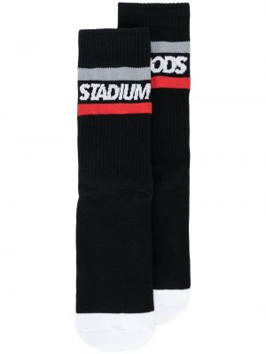 Calcetines con bordado a rayas Stadium Goods negro