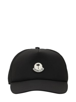 Nylonowa czapka z daszkiem Moncler Genius czarna
