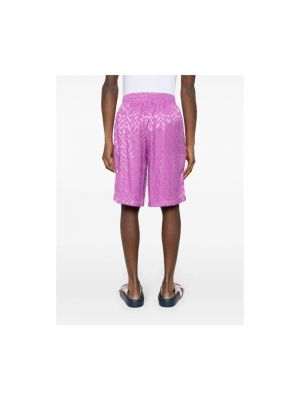 Pantalones cortos de tejido jacquard Family First violeta