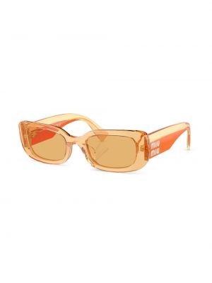 Průsvitné sluneční brýle Miu Miu Eyewear oranžové