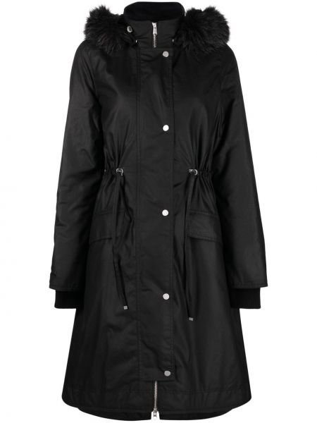 Huva parkas Barbour svart