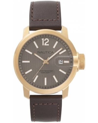 Zegarek Nautica, brązowy