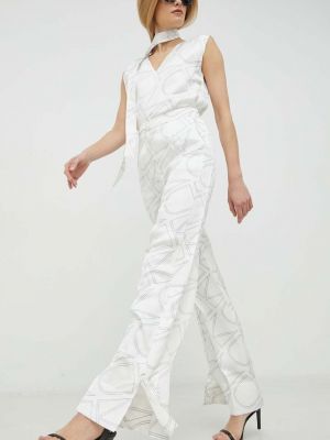 Клинове с висока талия Calvin Klein бяло
