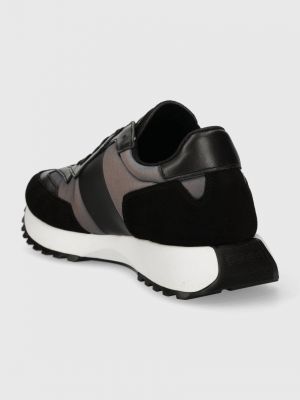 Fűzős csipkés fűzős sneakers Calvin Klein fekete
