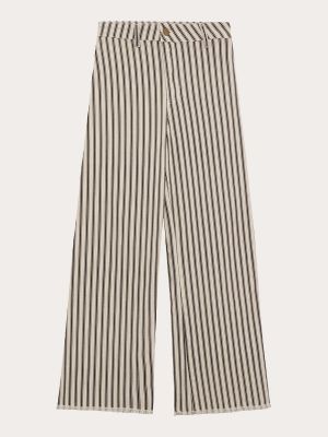 Pantalones de algodón con estampado Maison Hotel