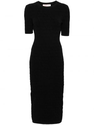 Rochie midi Valentino Garavani negru