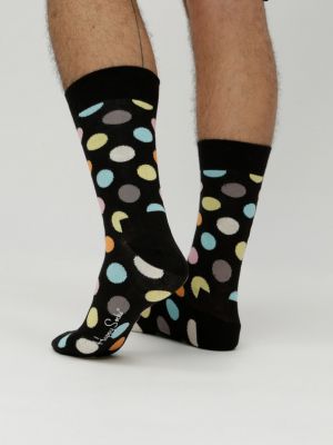 Pöttyös zokni Happy Socks fekete
