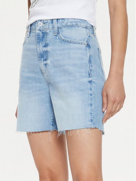 Shorts en jean large Guess bleu