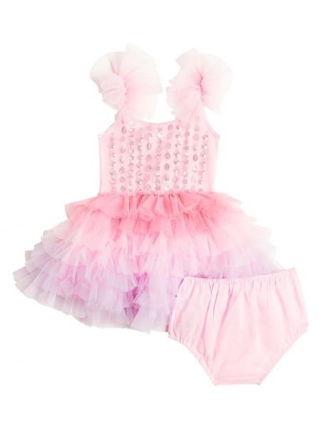 Bomull dress for jenter Tutu Du Monde rosa