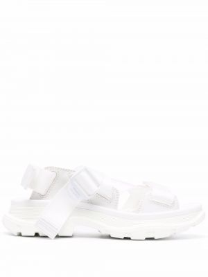Sandały na szpilce Alexander Mcqueen - biały