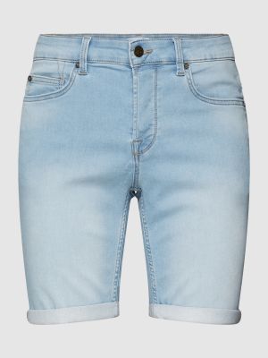 Szorty jeansowe z kieszeniami Only & Sons niebieskie