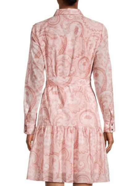 Хлопковое платье-рубашка Kobi Halperin розовое