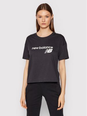 Majica bootcut New Balance crna