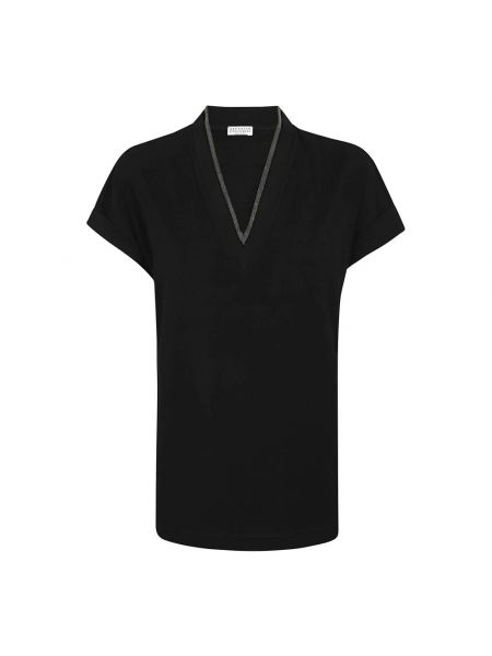 Koszulka Brunello Cucinelli czarna