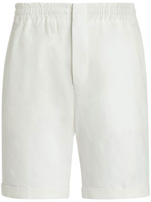 Shorts en lin Zegna blanc