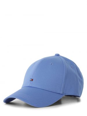 Niebieska czapka bawełniana bawełniana Tommy Hilfiger