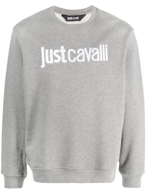 Sweatshirt mit stickerei aus baumwoll Just Cavalli