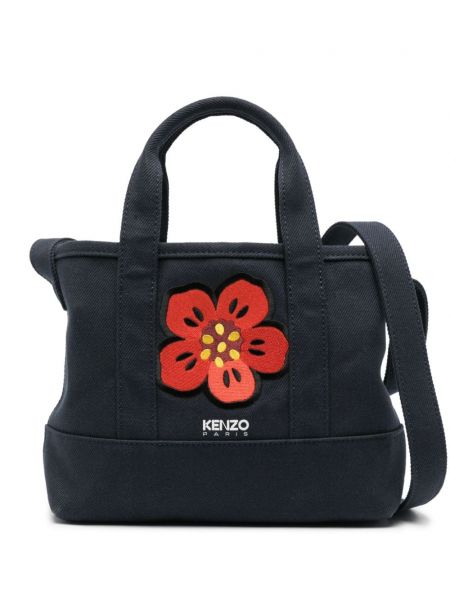Nákupná taška Kenzo modrá