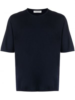 Woll t-shirt Johnstons Of Elgin blau
