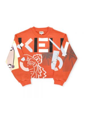 Sweter Kenzo, pomarańczowy