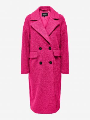 Пальто Only рожеве