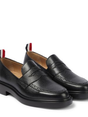 Pantofi loafer din piele Thom Browne negru