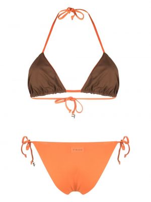 Bikini réversible Fisico orange