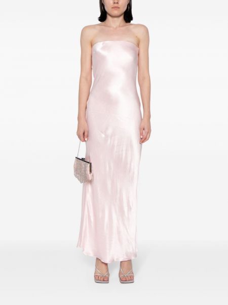Sukienka długa Bec + Bridge różowa