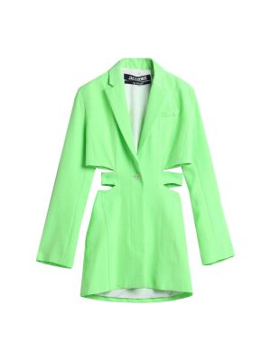 Платье-пиджак Jacquemus зеленое