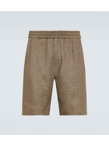 Pantalones cortos de lino Sunspel
