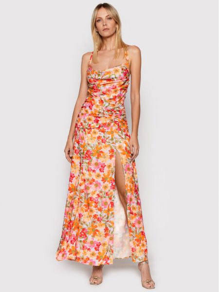 Sukienka letnia Willa CD2384 Kolorowy Slim Fit For Love & Lemons