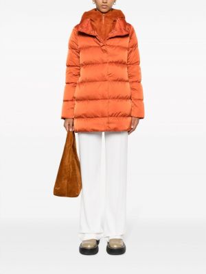 Kabát s kapucí Herno oranžový