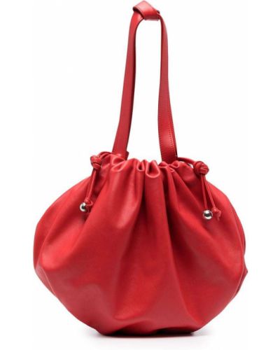 Nákupná taška Bottega Veneta červená