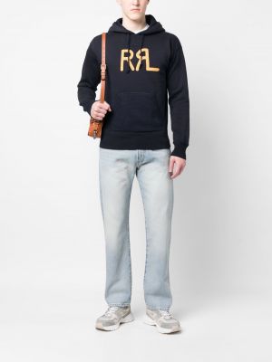 Kapučdžemperis ar apdruku Ralph Lauren Rrl