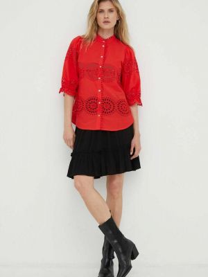 Риза Bruuns Bazaar червено