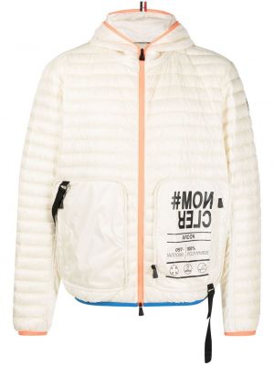 Pūkinė striukė Moncler Grenoble balta