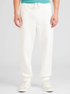Pantaloni Gant alb