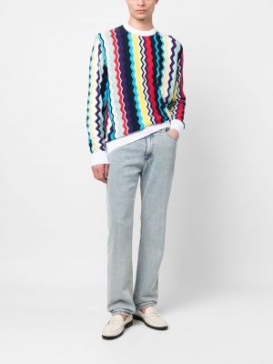 Pletený svetr Missoni bílý