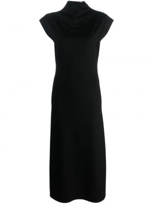 Sukienka midi z dżerseju Gauchère czarna