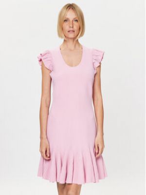 Slim fit šaty Ted Baker růžové