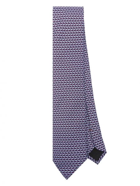 Svilena kravata s printom Zegna