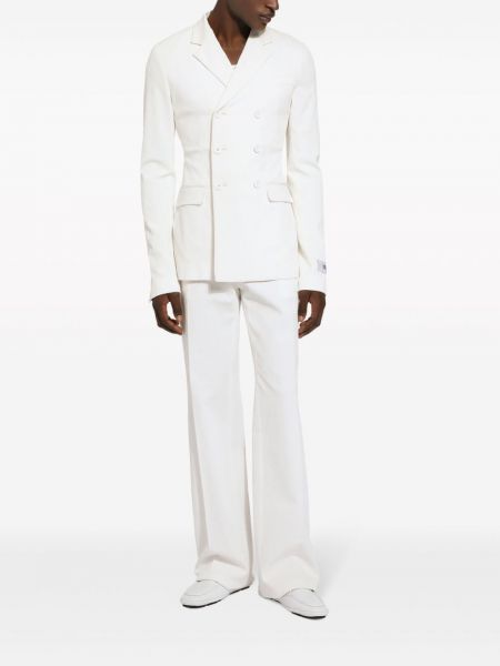 Puuvillased särk Dolce & Gabbana valge