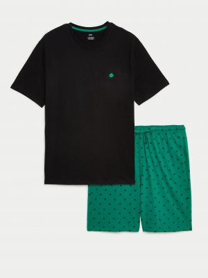 Pyžamo Marks & Spencer zelená