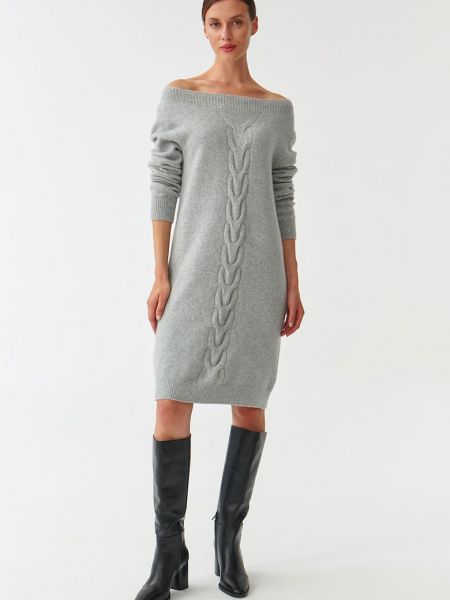 Платье-свитер Tatuum серое