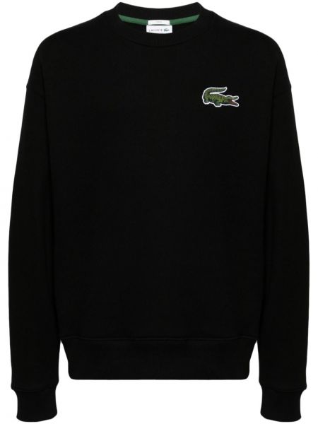 Sweatshirt aus baumwoll Lacoste schwarz