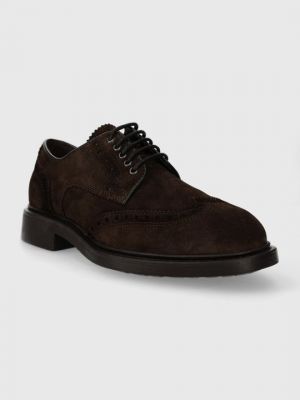 Замшевые туфли Gant коричневые
