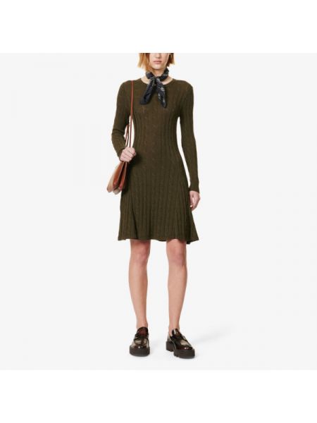 Трикотажное платье мини с круглым вырезом Polo Ralph Lauren